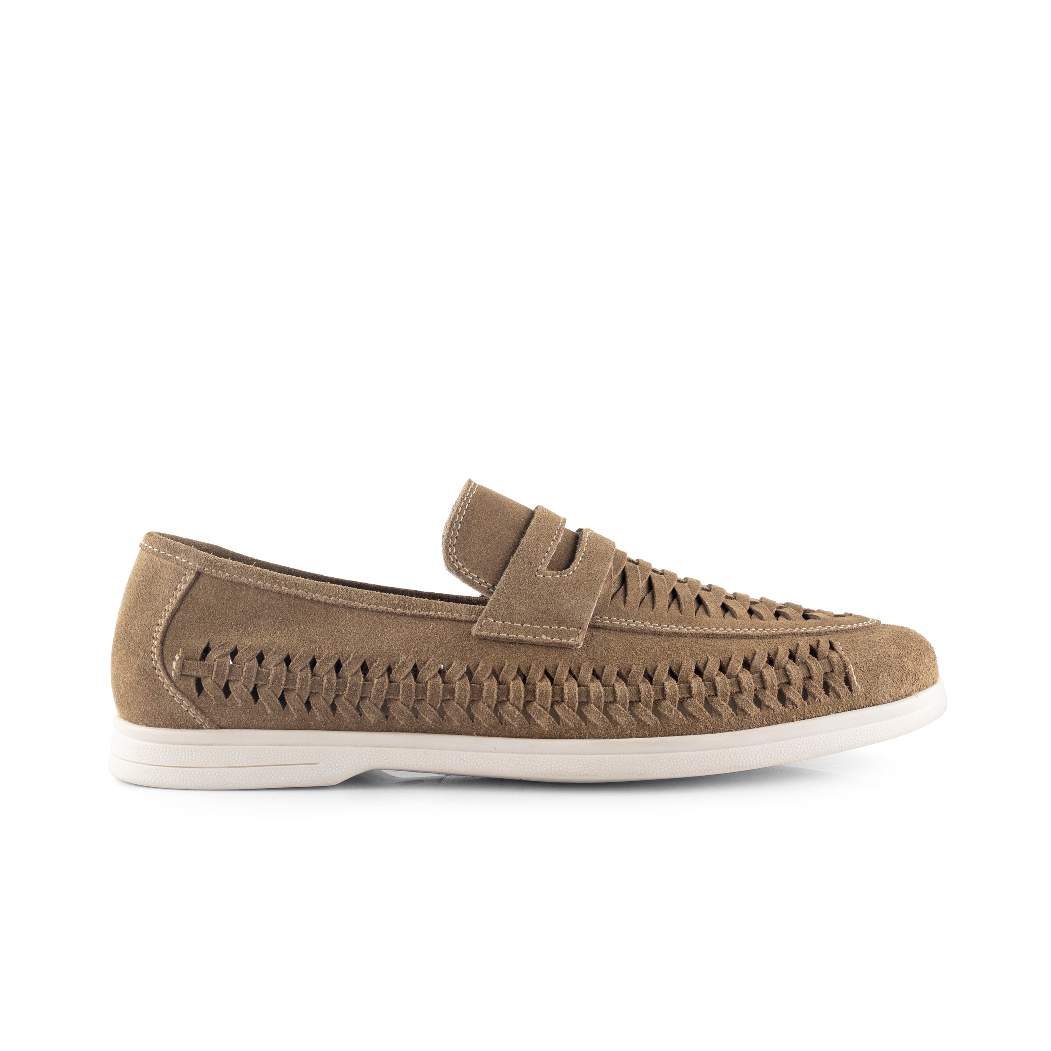 Perth Butter Brown Woven Suede Loafer Perth Butter Brown Woven Suede Loafer