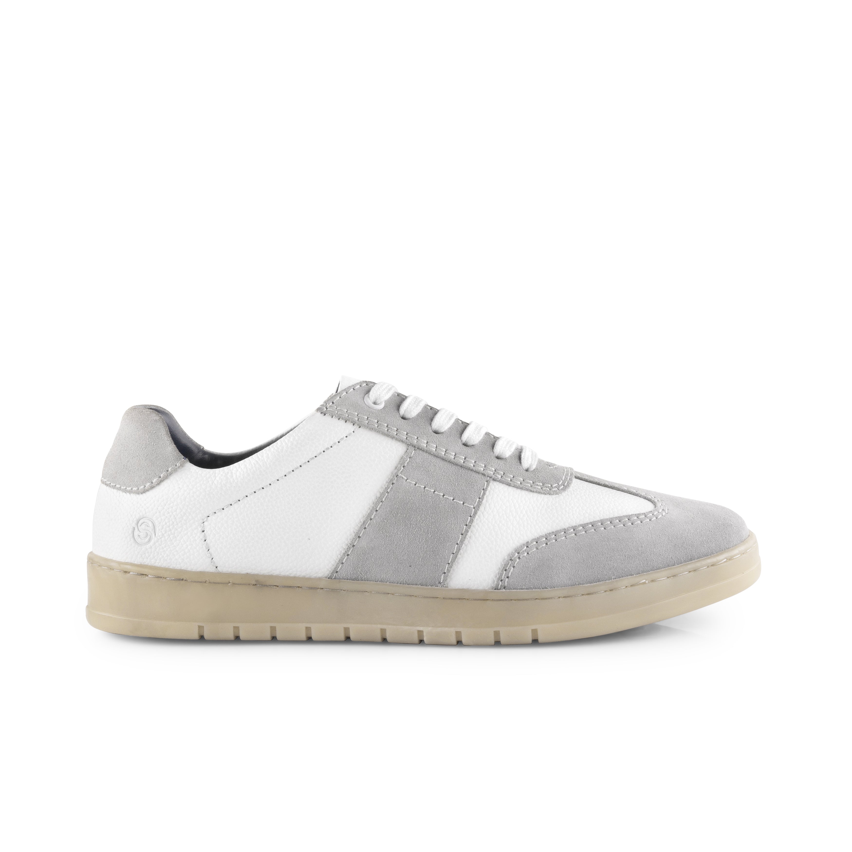 Polar Leather Smart Casual Trainers - White Polar Leather Smart Casual Trainers - White