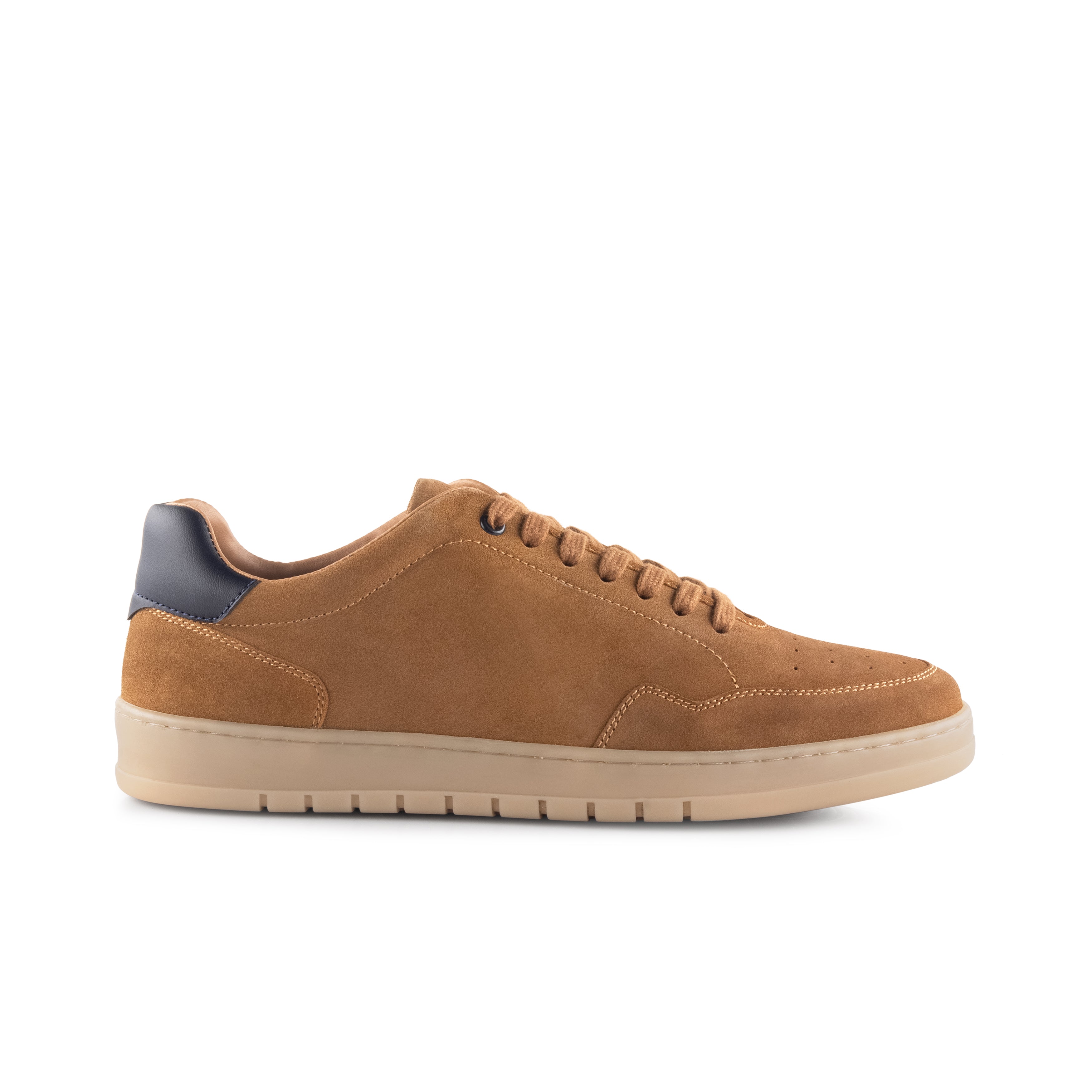 Lucano Suede Smart Casual Trainers - Tan Lucano Suede Smart Casual Trainers - Tan