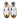 Harold Leather Smart Casual Trainers - White