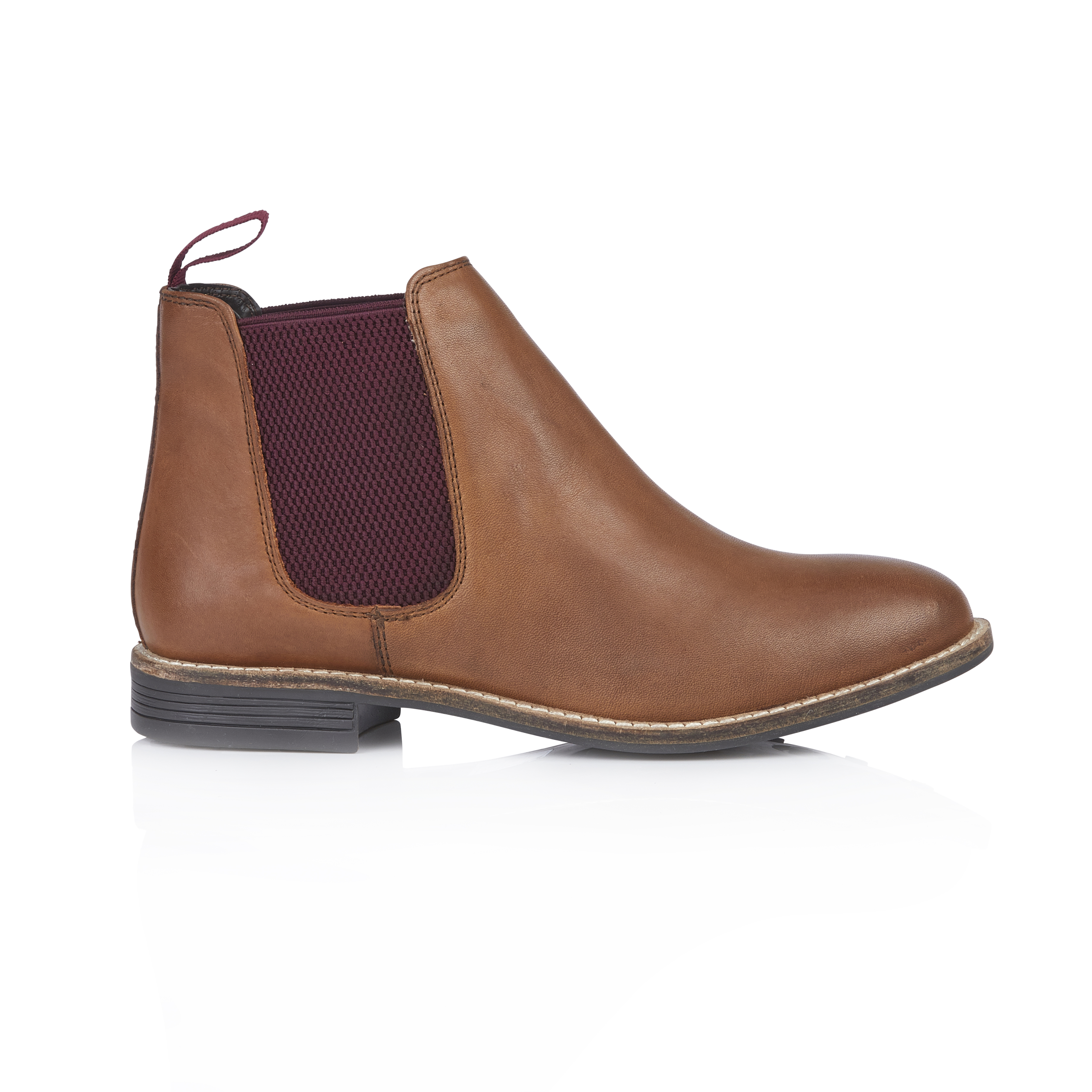 Sadie Leather Chelsea Boots - Cognac Sadie Leather Chelsea Boots - Cognac