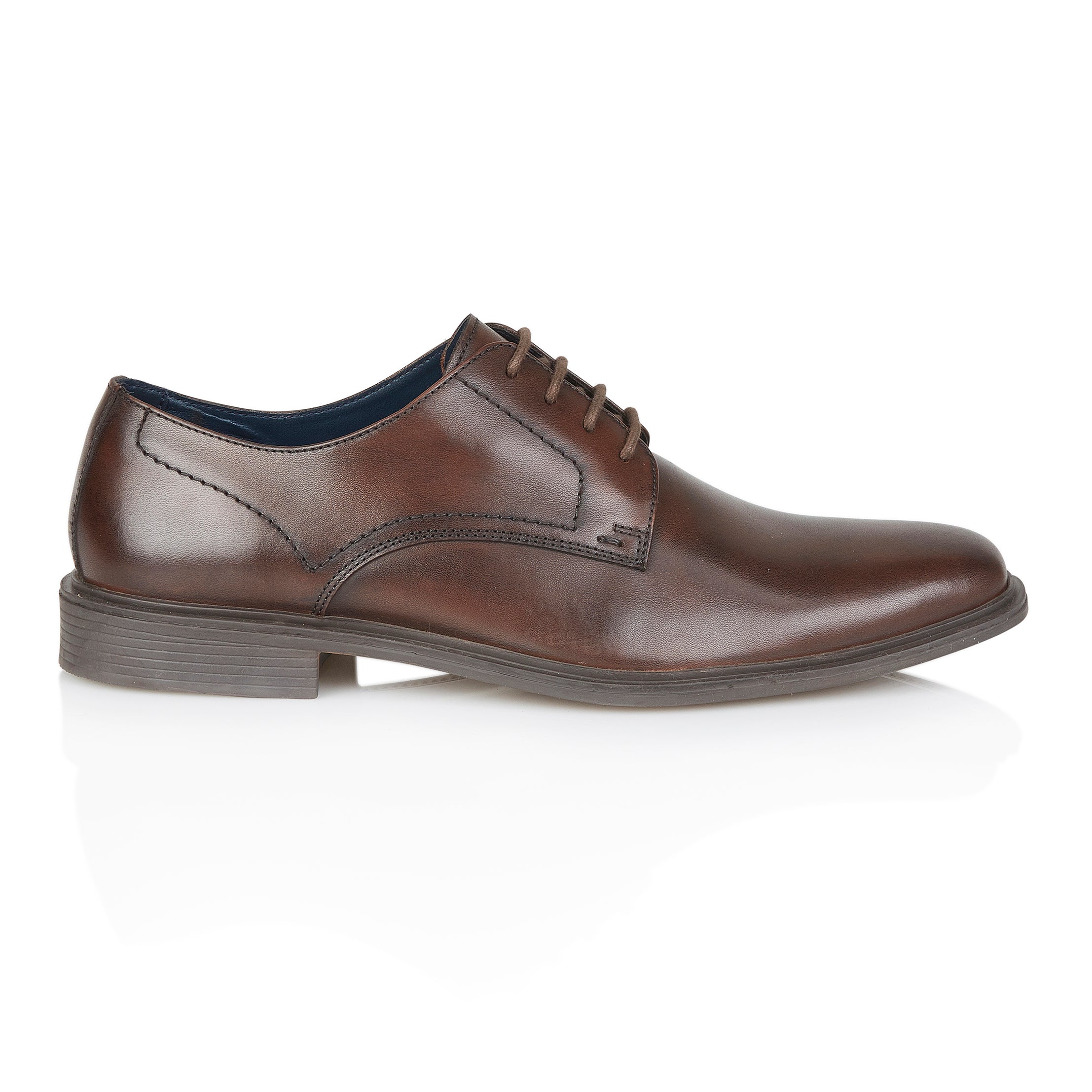 Albury Leather Derby Shoes - Brown Albury Leather Derby Shoes - Brown