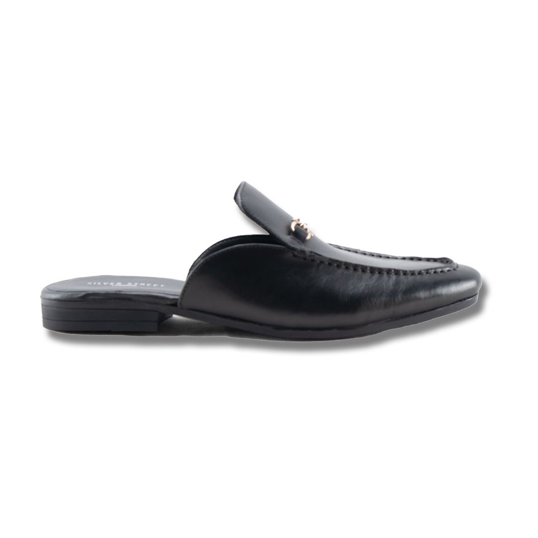 Miami Leather Slip On Loafers- Black Miami Leather Slip On Loafers- Black