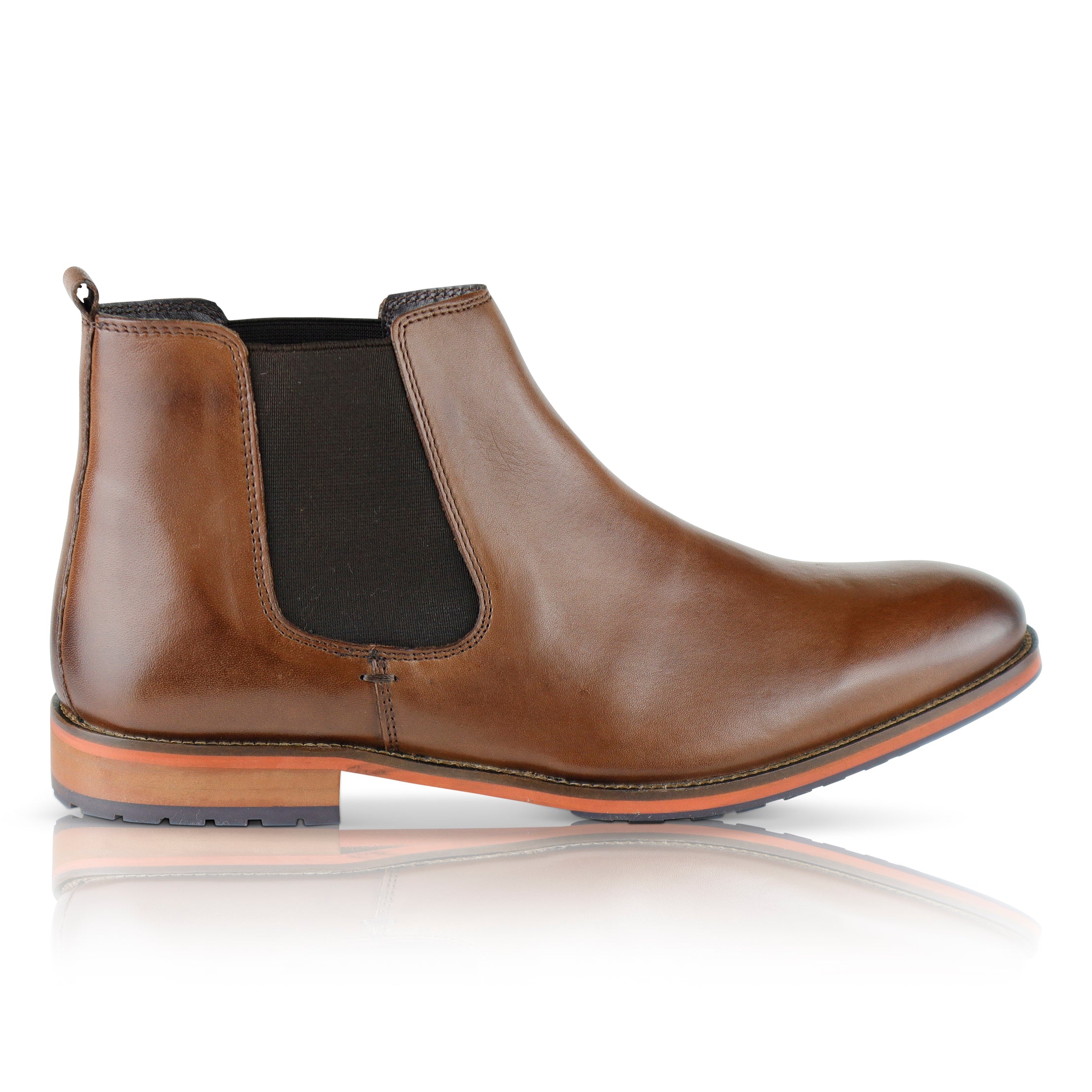 Argyll Leather Chelsea Boots - Brown Argyll Leather Chelsea Boots - Brown