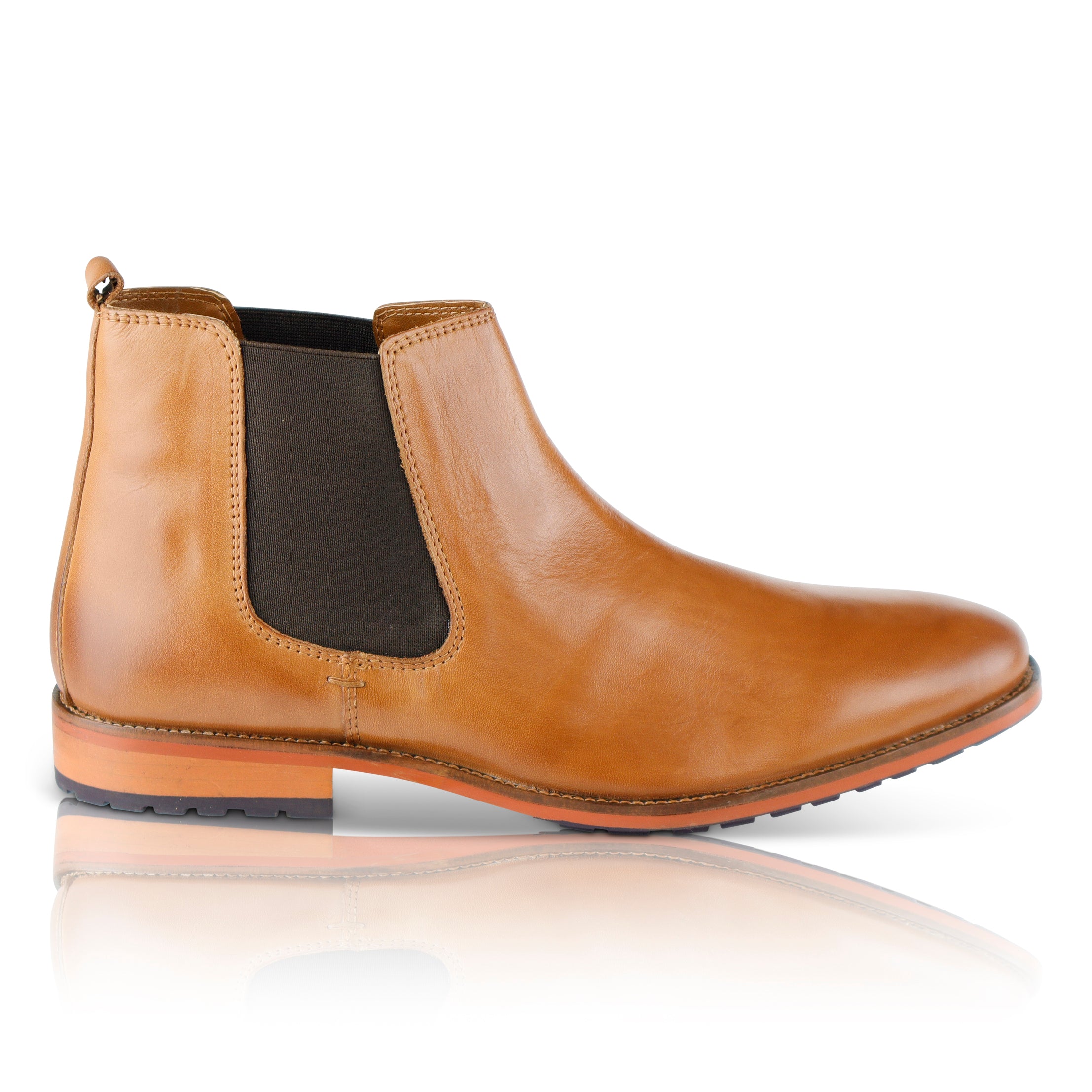 Argyll Leather Chelsea Boots - Tan Argyll Leather Chelsea Boots - Tan