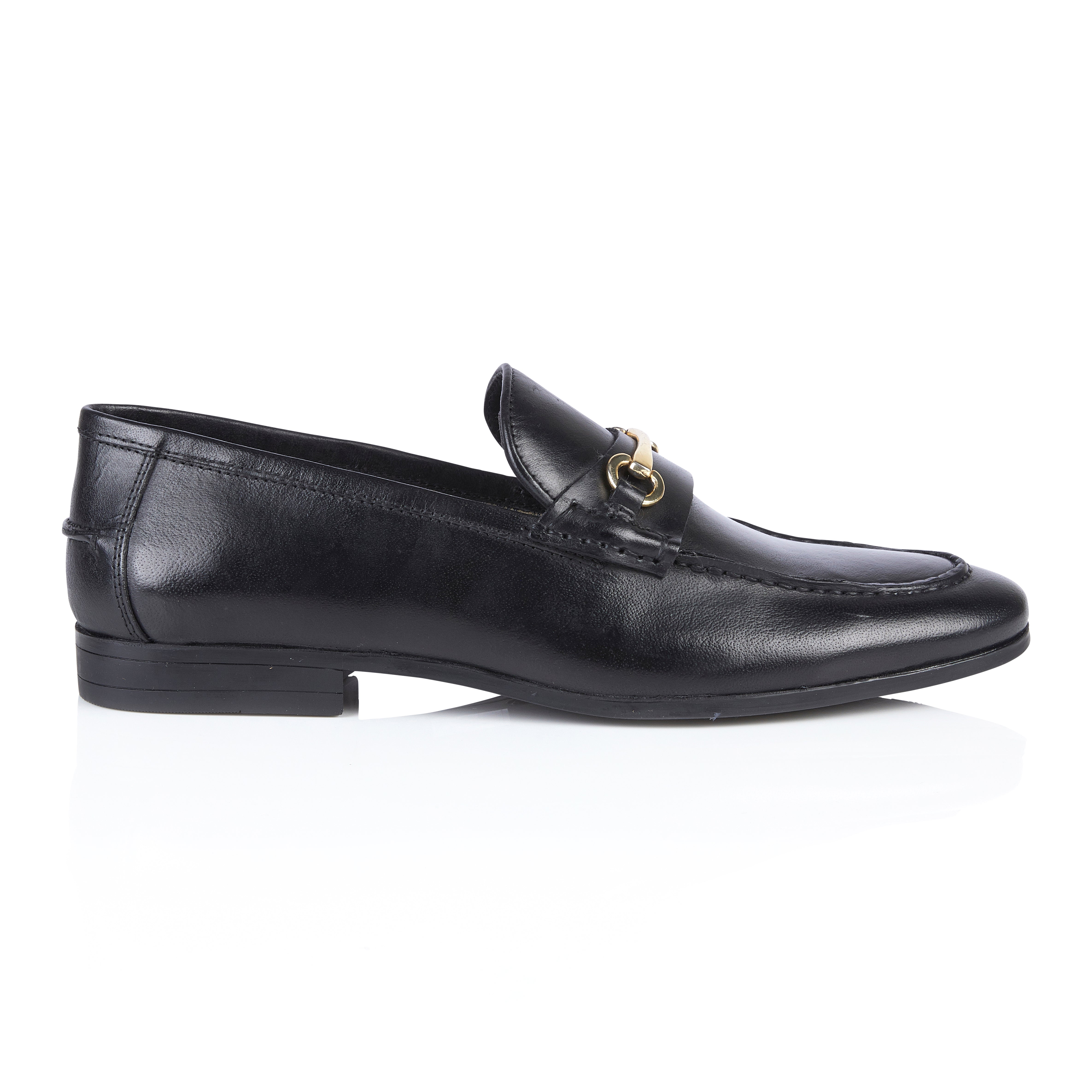 Richmond Smart Formal Leather Loafers - Black Richmond Smart Formal Leather Loafers - Black
