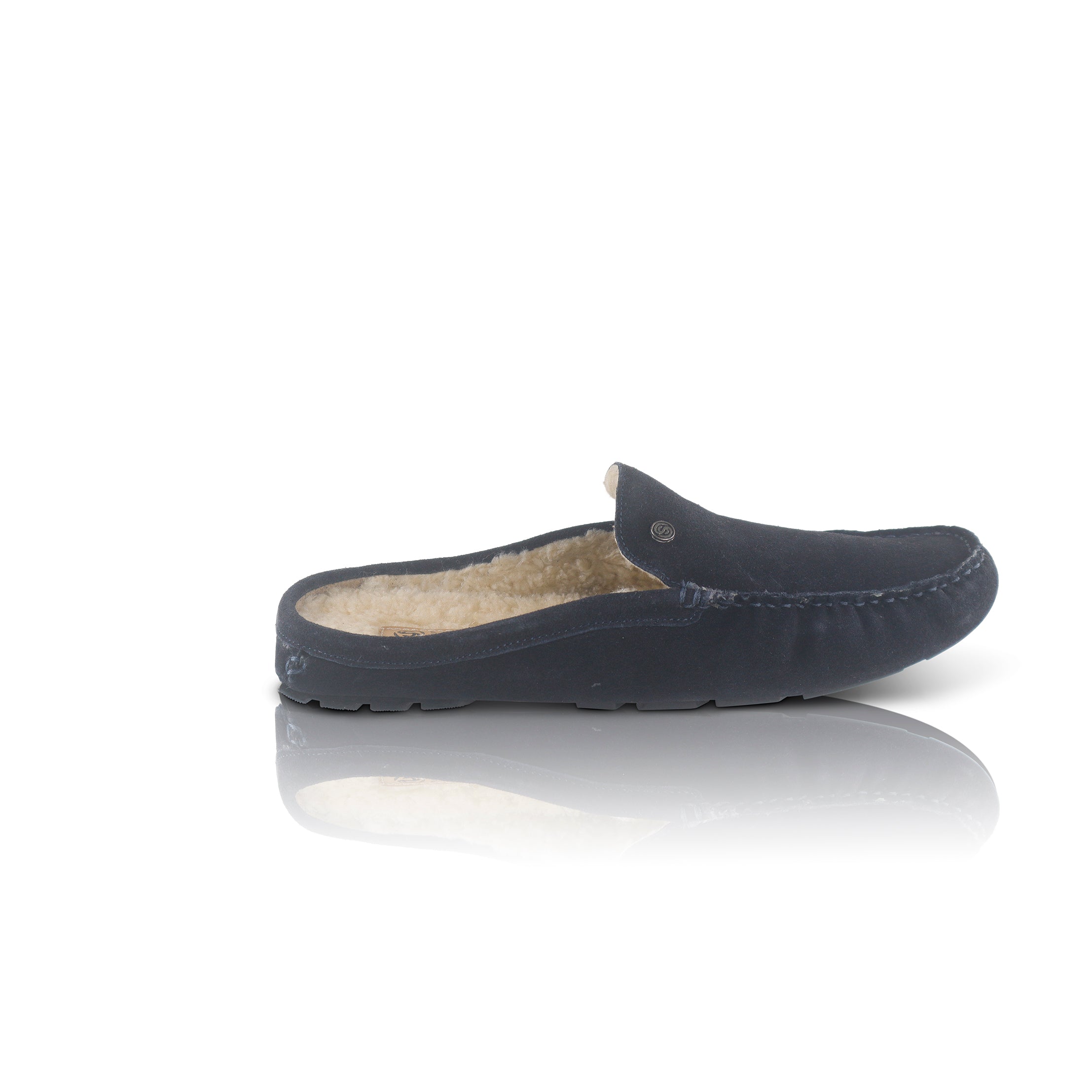 Walbrook Suede Leather Slippers - Navy Walbrook Suede Leather Slippers - Navy