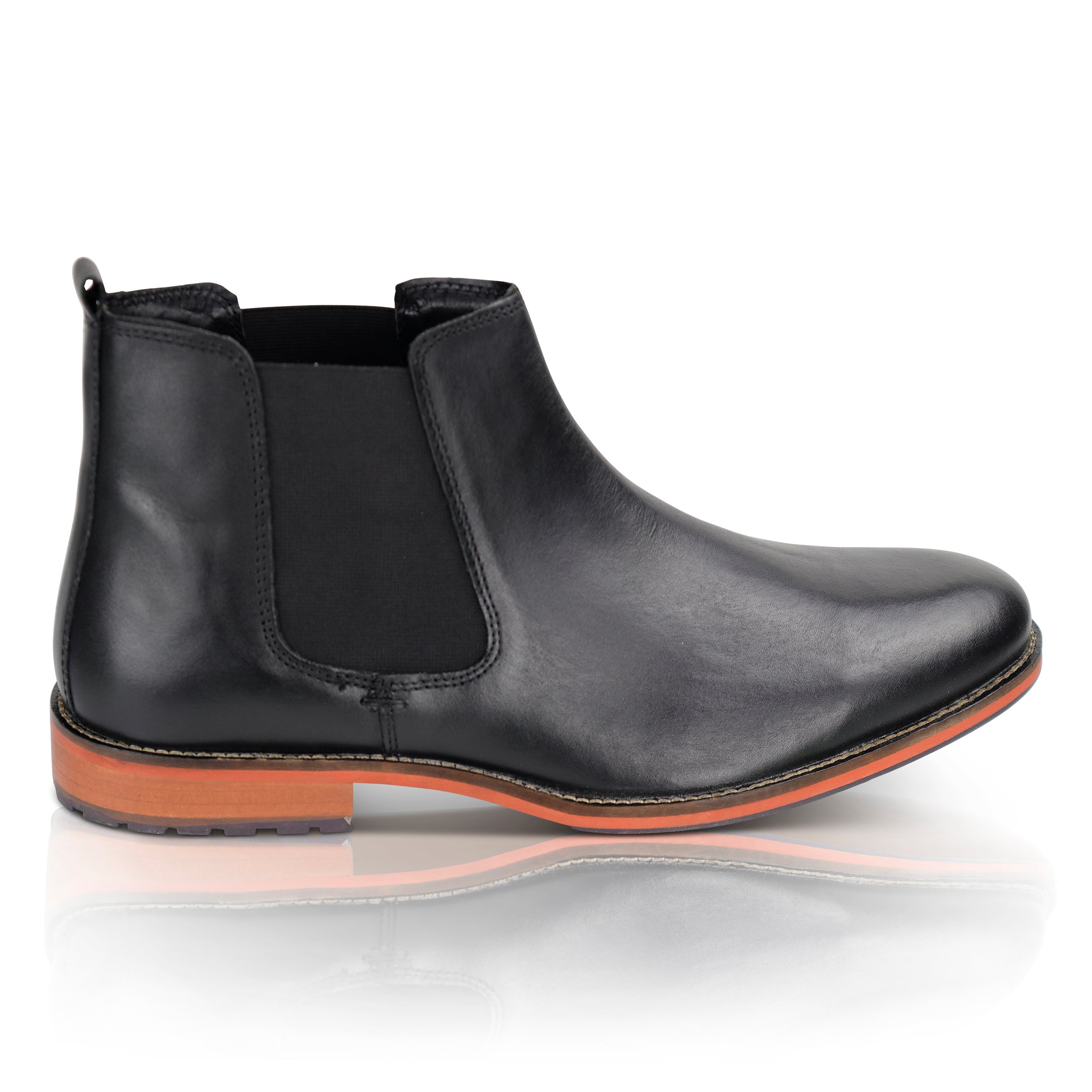 Argyll Leather Chelsea Boots - Black Argyll Leather Chelsea Boots - Black