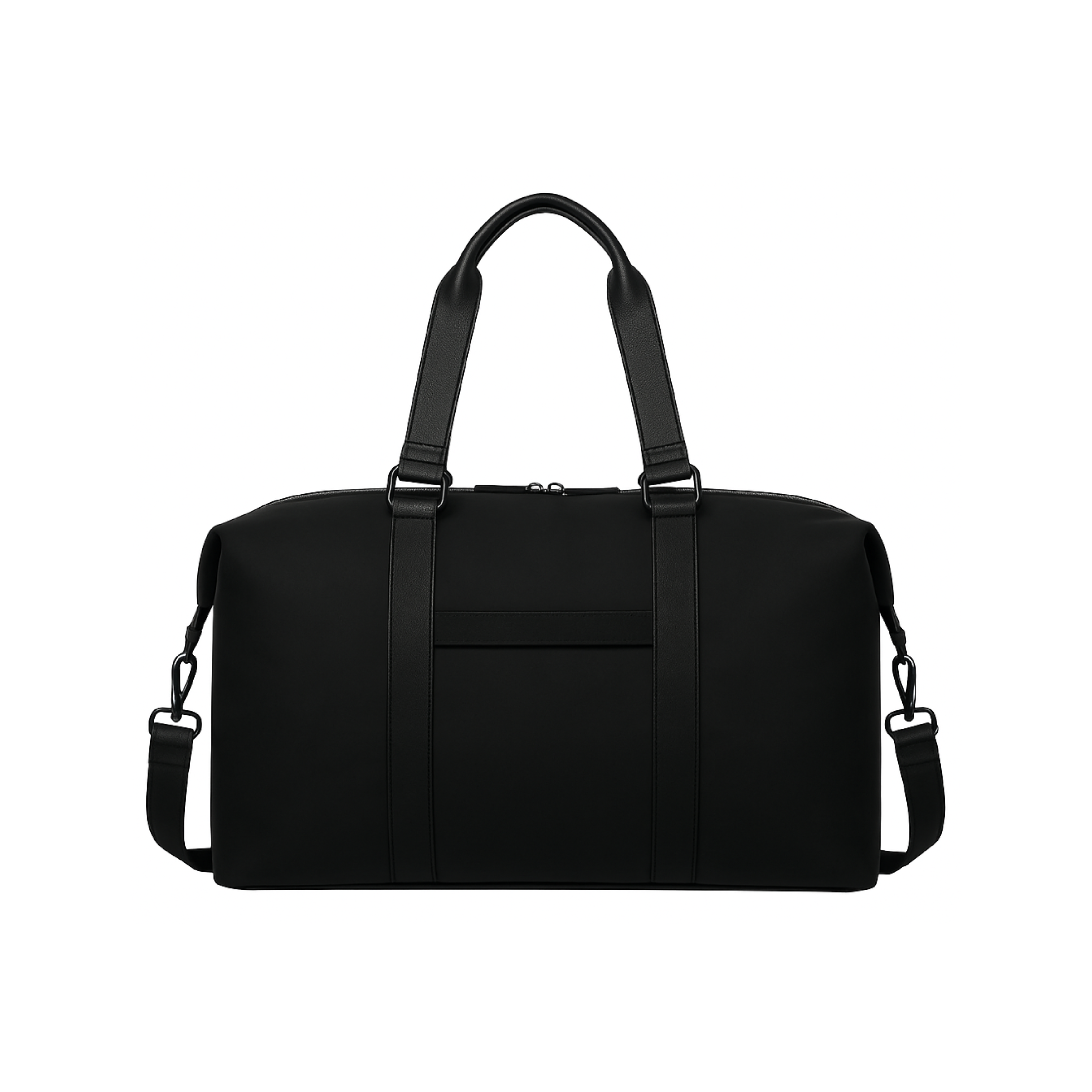 Highbury Canvas Leather Holdalls - Black Highbury Canvas Leather Holdalls - Black