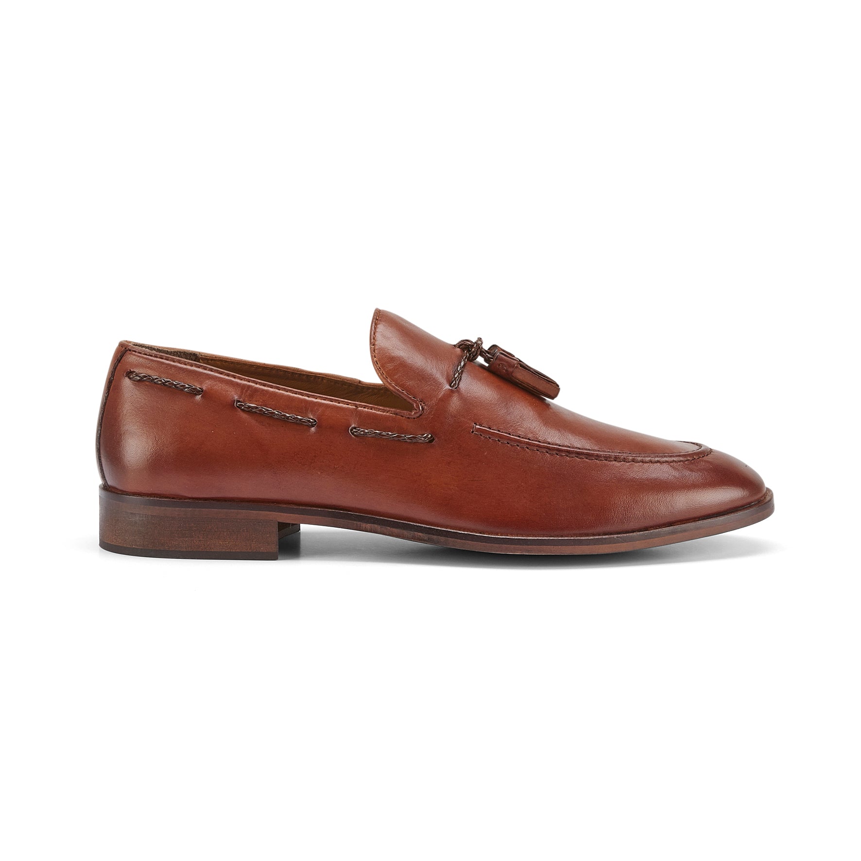 Ashford Leather Tassel Loafers - Tan Ashford Leather Tassel Loafers - Tan