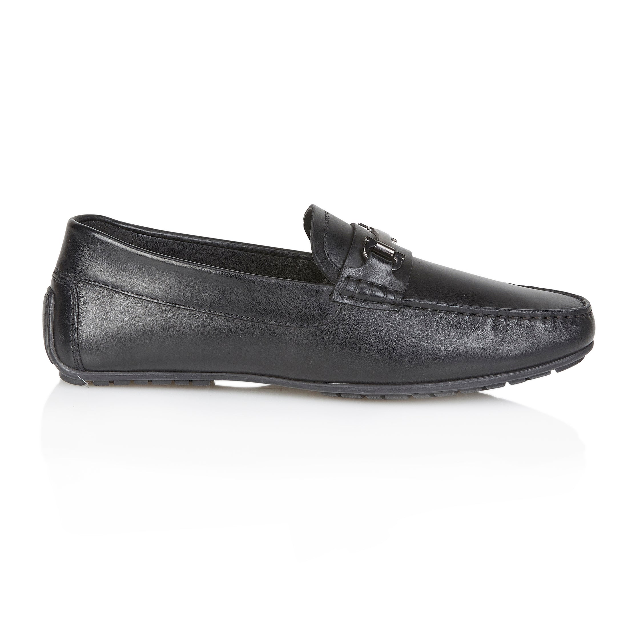 Austin Leather Driving Loafers - Black Austin Leather Driving Loafers - Black