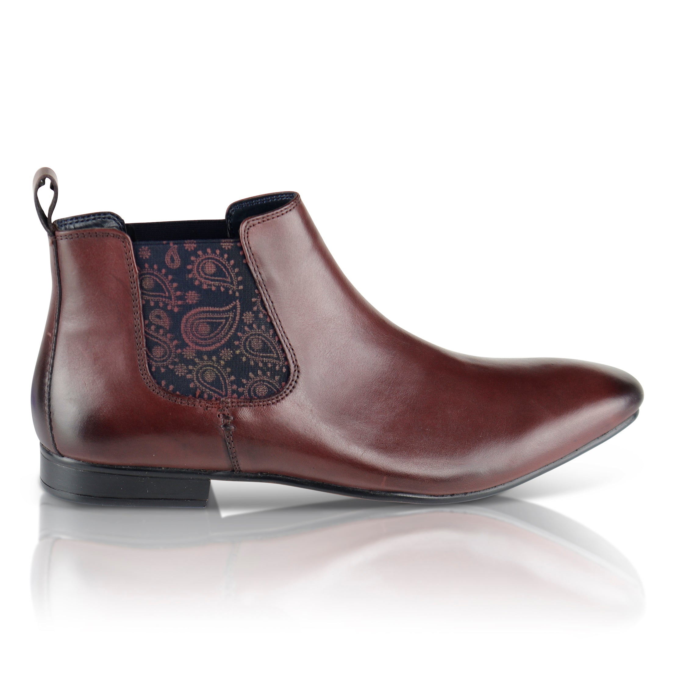 Carnaby Leather Chelsea Boots - Oxblood Carnaby Leather Chelsea Boots - Oxblood