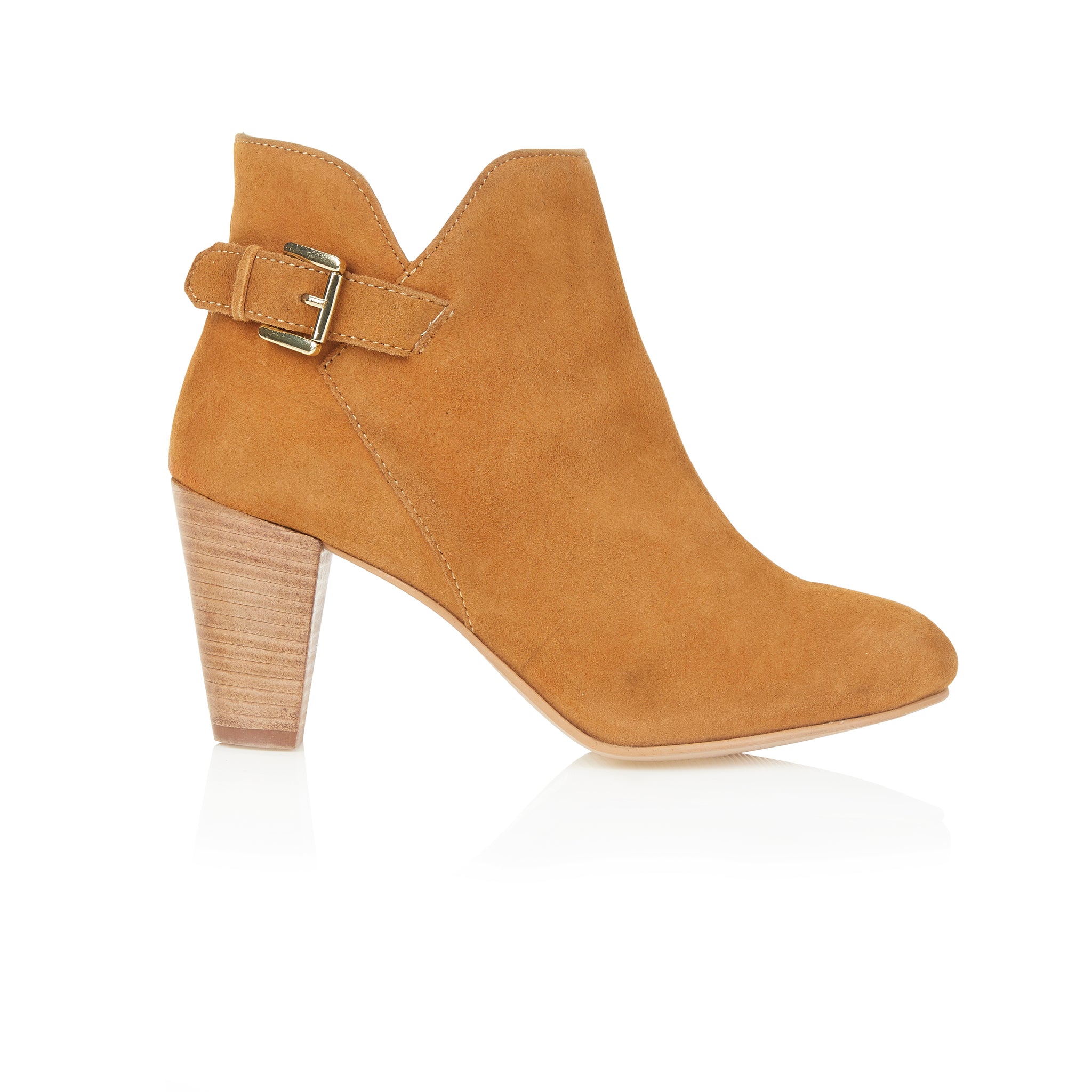 Emma Suede Leather Heels - Tan Emma Suede Leather Heels - Tan