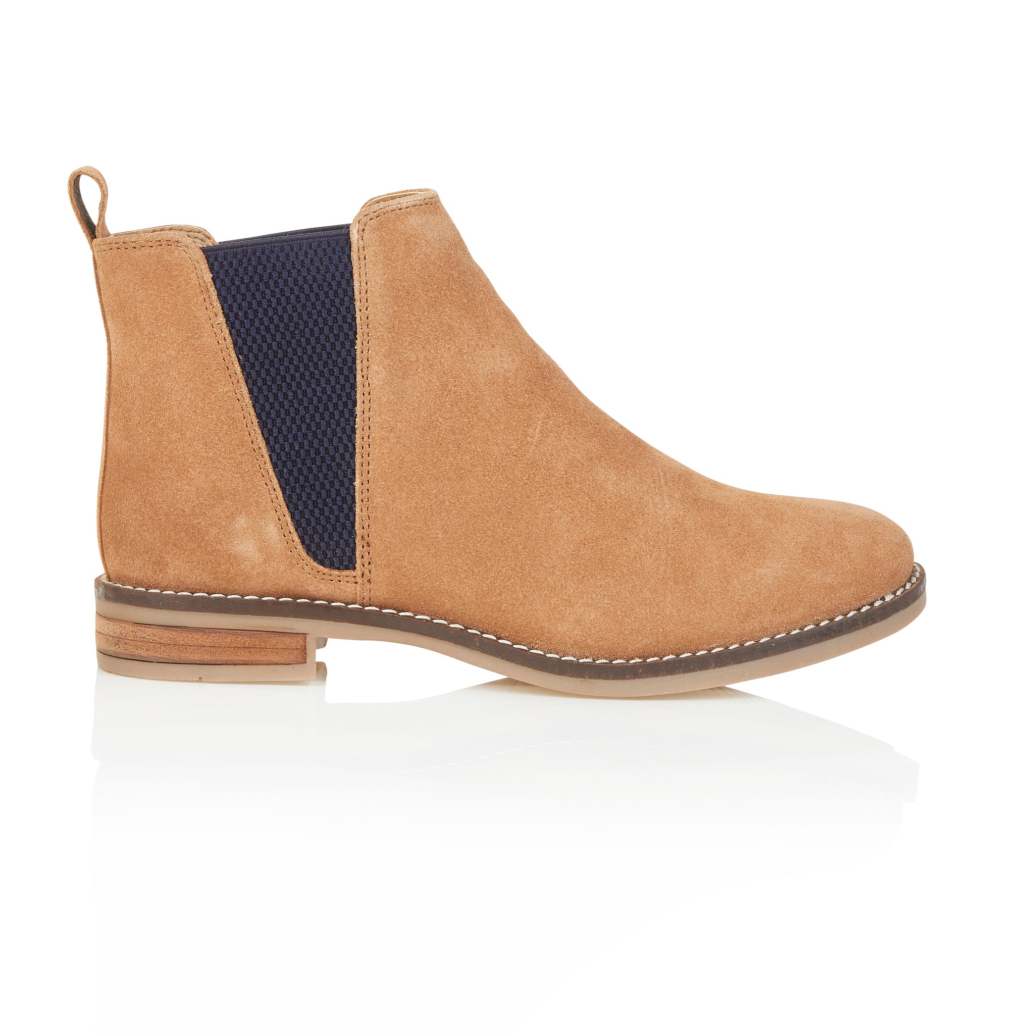Juliet Suede Leather Chelsea Boots - Tan Juliet Suede Leather Chelsea Boots - Tan