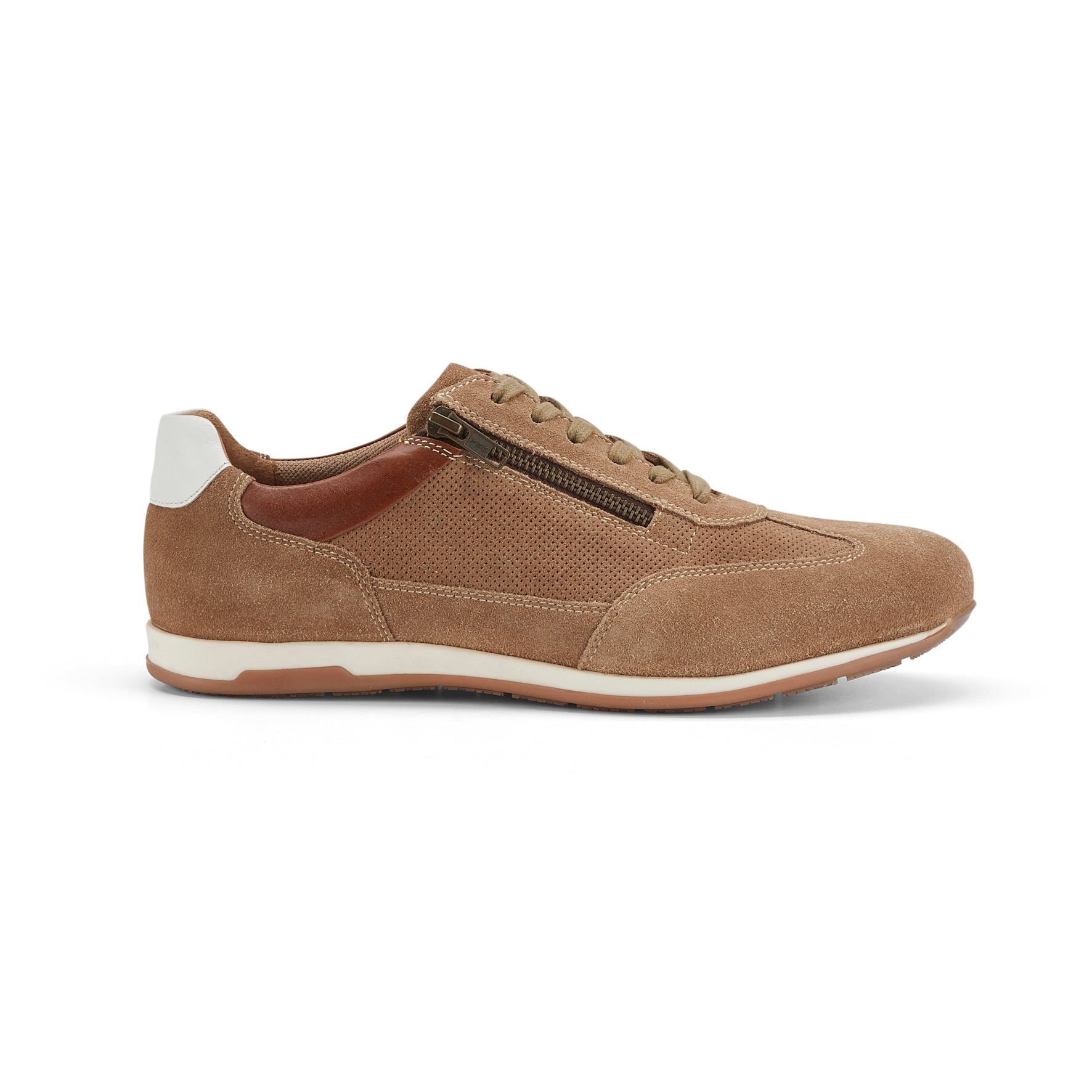 Lambeth Suede Smart Casual Trainers - Tan Lambeth Suede Smart Casual Trainers - Tan