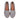 Ellie Suede Leather Slip On Deck Shoes - Grey