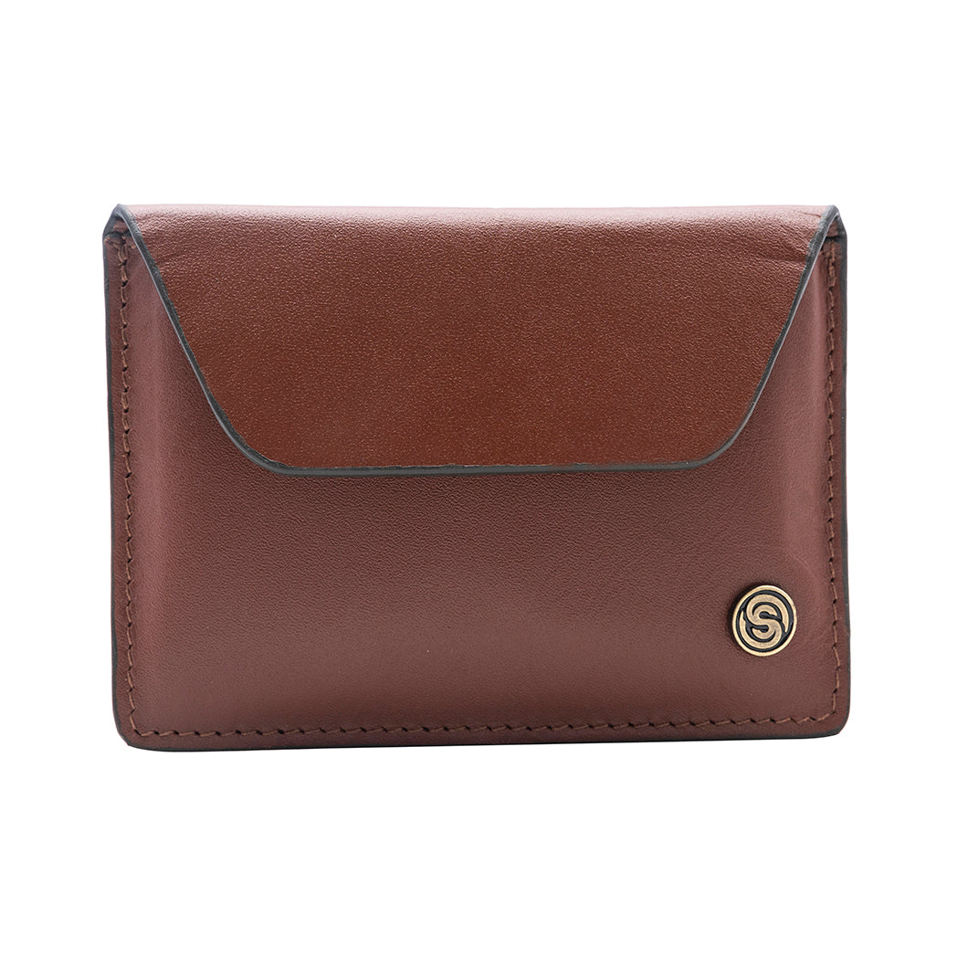 Sovona Leather Coin Purses - Dark Tan Sovona Leather Coin Purses - Dark Tan