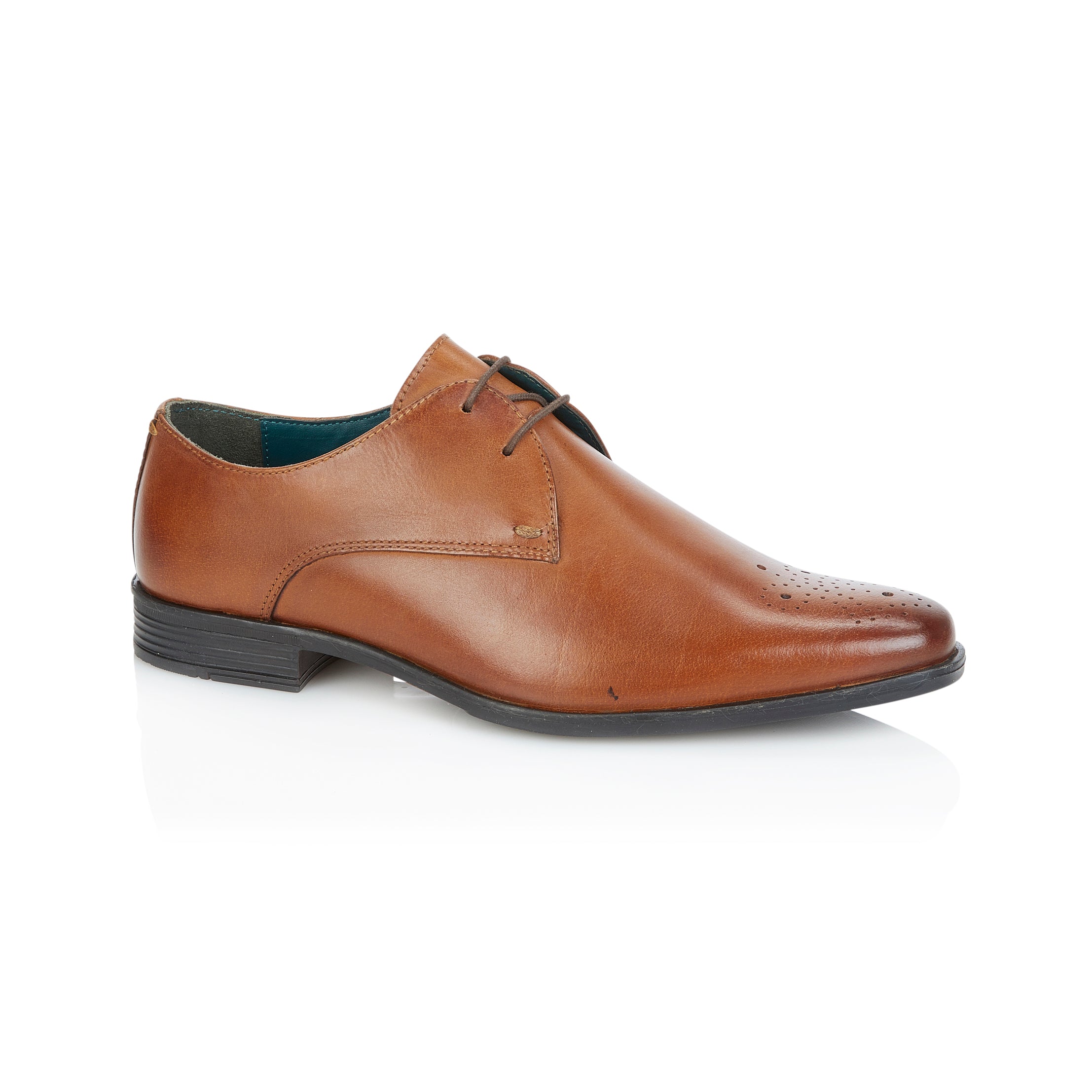 Sherman Leather Derby Shoes - Tan Sherman Leather Derby Shoes - Tan
