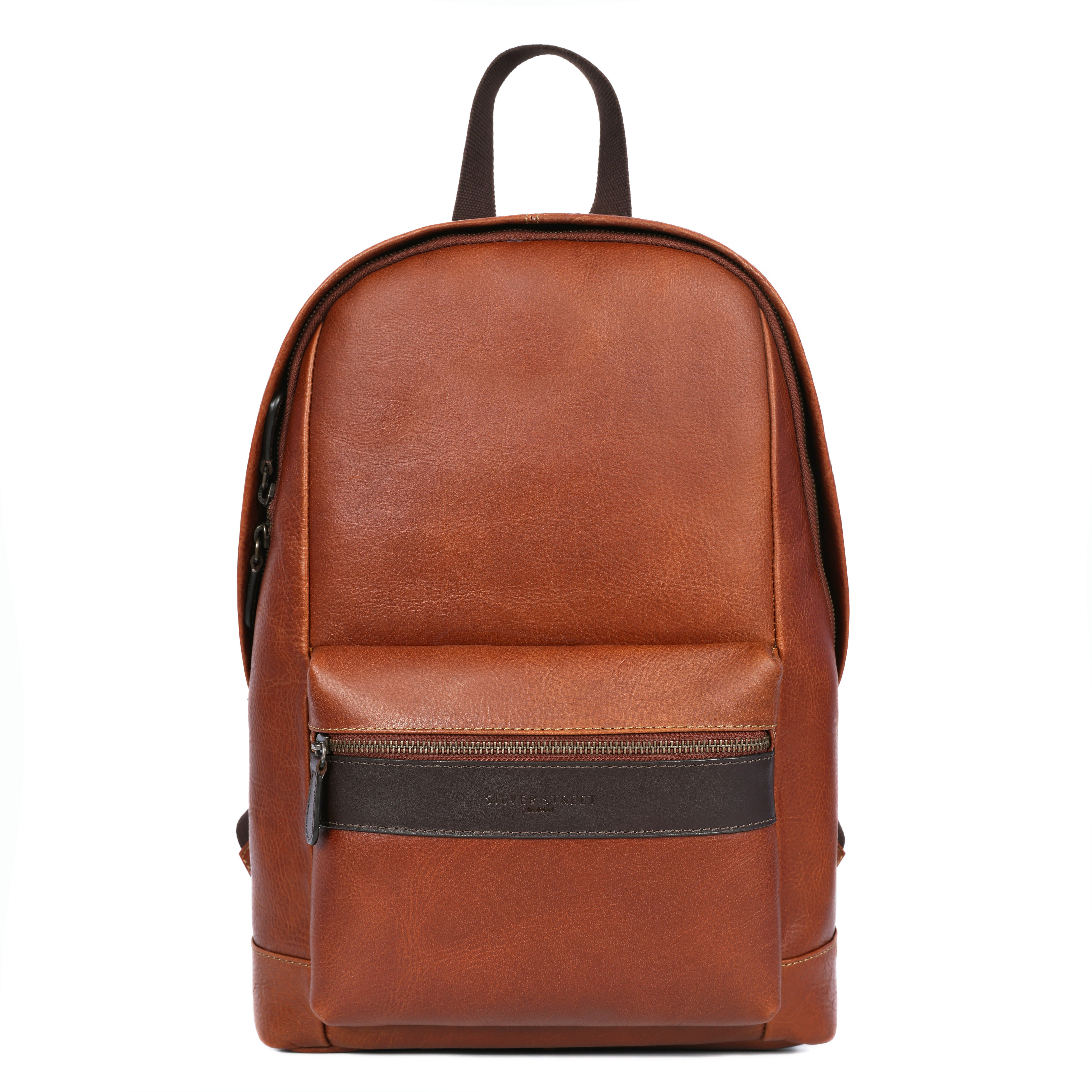 Sergio Leather Backpacks - Tan Sergio Leather Backpacks - Tan