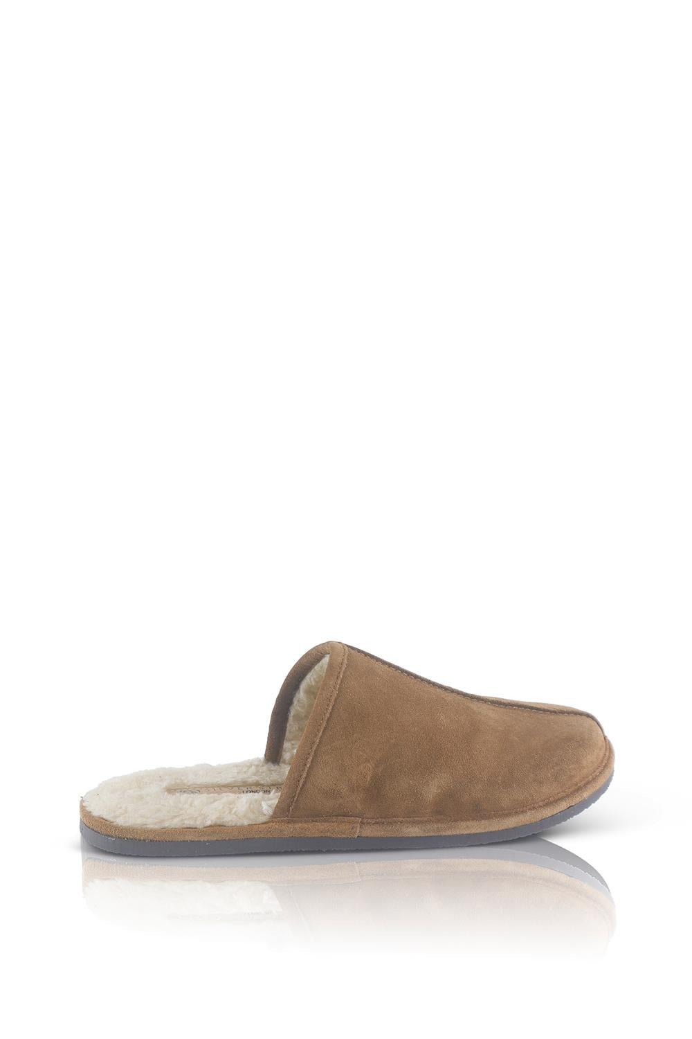 Smithfield Suede Leather Slippers - Tan Smithfield Suede Leather Slippers - Tan