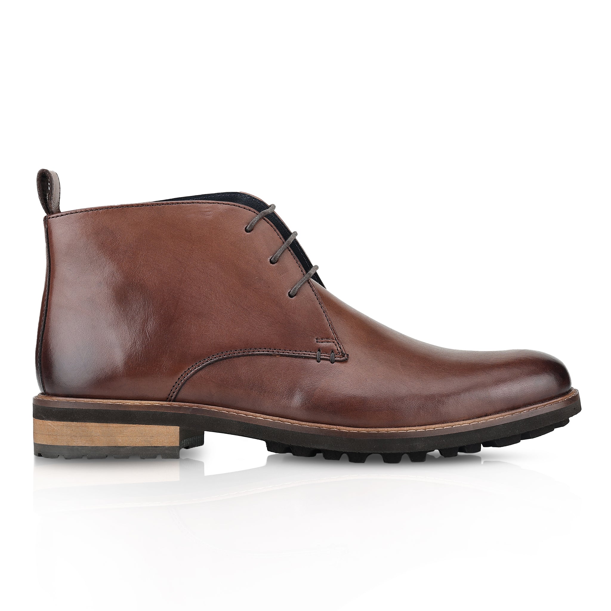 Ludgate Leather Chukka Boots - Brown