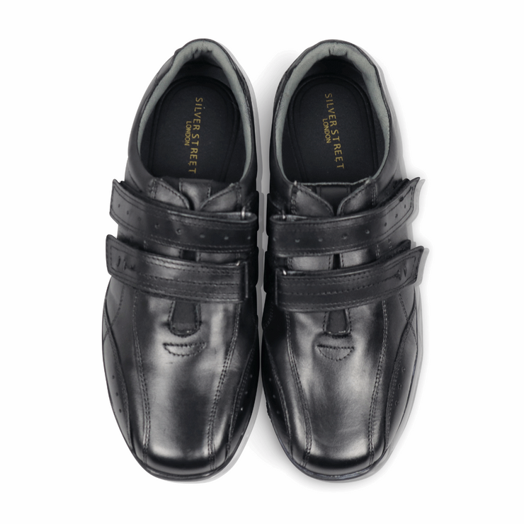 Silver discount velcro shoes