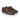 Men’s brown leather toecap derby shoes with classic formal styling