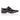 Side profile of Botim black patent leather monk shoes for men