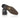 Durable sole detail of Botim patent leather double monk shoes black