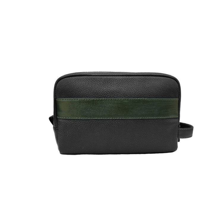 Walter Leather Toiletry bag with Waterproof Lining