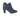Emma Suede Leather Heels - Navy