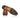 Durable sole detail of Flint tan leather brogue derby shoes designed for comfort and grip