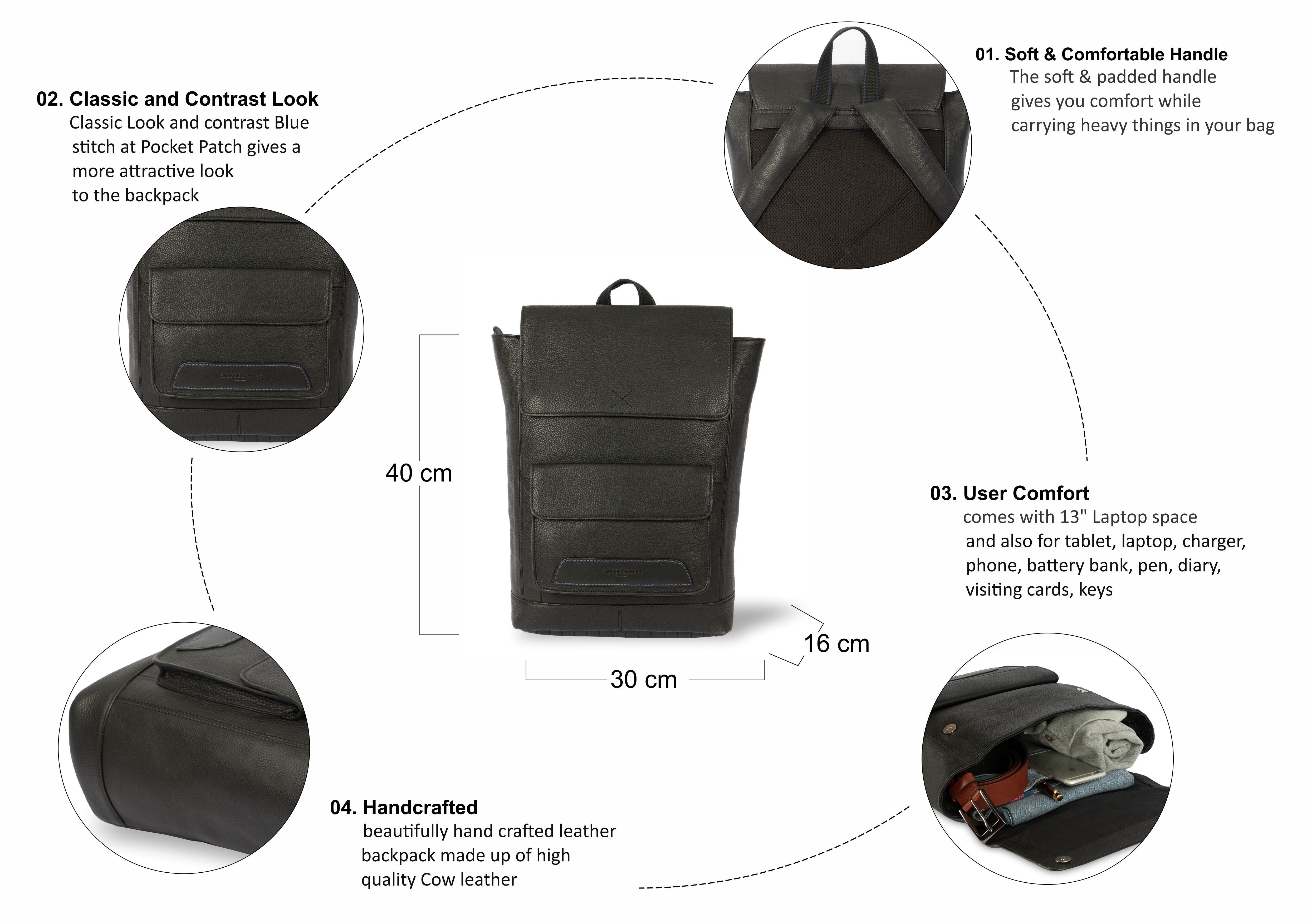Mac Foster Backpack Mens Leather Backpacks and Rucksacks I Foster