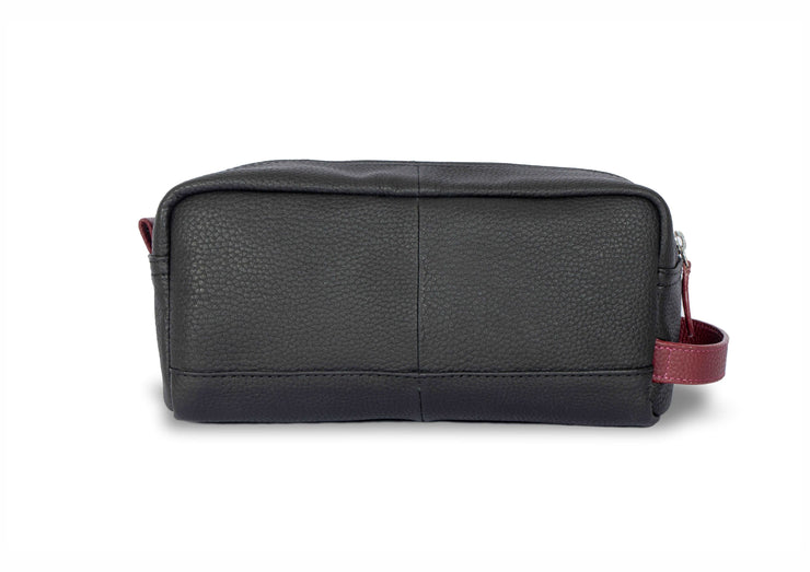 Santiago Leather Toiletry bag with Waterproof Lining