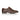 Side view of Malvern brown leather monk strap shoes for smart formal and office wear